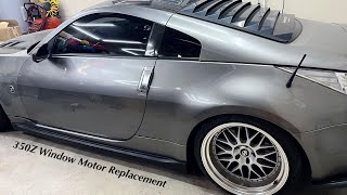 350Z How to Replace Window Motor [upl. by Kayle418]