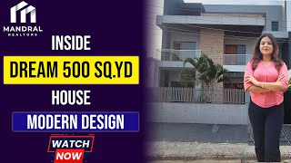 500 Sq Yd Luxury Duplex House Tour  Modern House Design amp Premium Features [upl. by Odlauso]