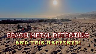 Beach Metal Detecting Looking For Treasures [upl. by Odraode137]