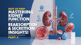 “NEET UG Prep Mastering Kidney Function – Filtration Reabsorption amp Secretion Insights”Part2 [upl. by Sproul]