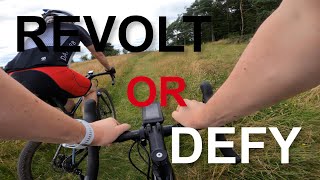 Giant Defy vs Giant Revolt on gravel trails [upl. by Eyaj]