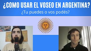 ¿Como usar el Voseo en Argentina [upl. by Lunn]