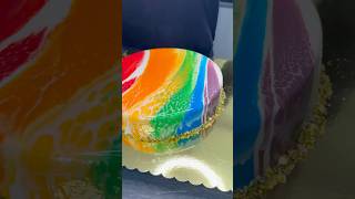 La torta più colorata che abbia mai fatto🌈 [upl. by Luapnhoj544]