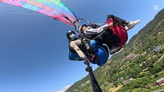 Experiencing paragliding in the skies of Pokhara and encouraging others to do the same [upl. by Booma]