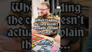 When reading the card doesnt explain the card mtglife cardgame magicthegathering mtg [upl. by Roshelle]