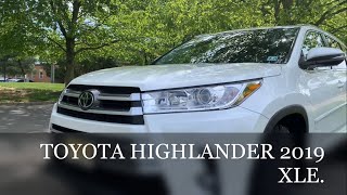 toyota highlander 2019 xle una exelente utilitaria para tu uso cotidiano [upl. by Hnahk]