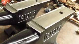 Bigorna Fergus 100 lbs  Fergus Anvil [upl. by Bogie]