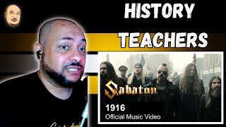 FIRST TIME REACTING TO  SABATON  1916 Official Music Video [upl. by Schonfield]