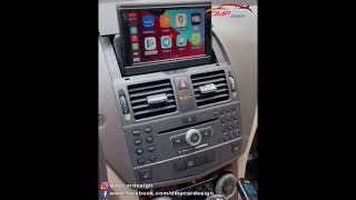 MercedesBenz W204 Prefacelift upgraded Apple Carplay and Android Auto [upl. by Enihsnus]