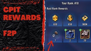 Getting Challenge Rancor Rewards without completed Phase 1 CPIT SWGOH [upl. by Selrac]