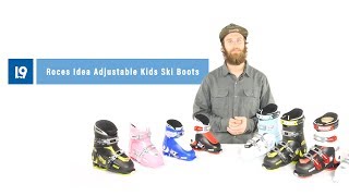 Roces Idea Adjustable Kids Ski Boots [upl. by Doughman]