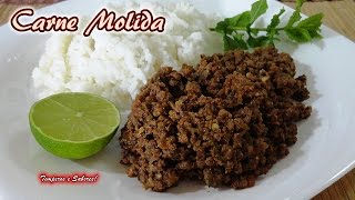 CARNE MOLIDA receta rápida y fácil especial para rellenos y para comer como quieras [upl. by Ianaj]