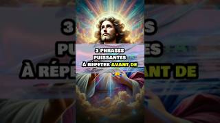 3 phrases puissantes à répéter avant de sortir prier jesus paix Delivrance priere Dieu Amen [upl. by Caspar]