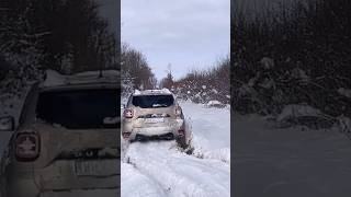 RenaultDacia Duster snow crawl duster renaultduster daciaduster renault dacia [upl. by Hassadah]