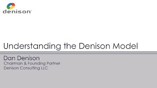 Understanding the Denison Model [upl. by Nemzaj]