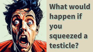 What would happen if you squeezed a testicle [upl. by Rangel]