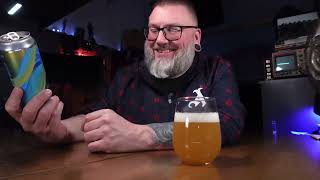 Massive Beer Review 4368 Evergrain Brewing Blue Detour Hazie IPA [upl. by Hamann]