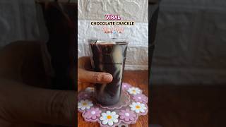 Viral Chocolate crackle iced coffeechefhafsaaofficalcoffeeicedcoffeeviralvideoshortstrending [upl. by Rimhsak]