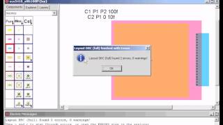 103 Layout of a poly1poly2 capacitor icon an RC circuit [upl. by Julienne]