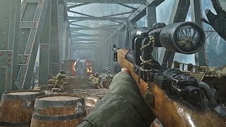 REMAGEN  Germany 1945  WW2 Realistic Sniper Mission Call of Duty [upl. by Rosmarin]