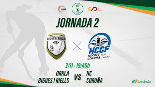 ORKLA BIGUES I RIELLS  HC CORUÑA 2ª Jornada OKLigaIberdrola [upl. by Eylk]