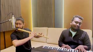 Numbe As  Visal Adare Flute amp Piano cover  Shammika Geeshanth amp Amisha Minol [upl. by Ardnuahs]