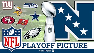 NFL Playoff Picture Wild Card Matchups Schedule Bracket Dates Times For 2023 NFL Playoffs  NFC [upl. by Myca]