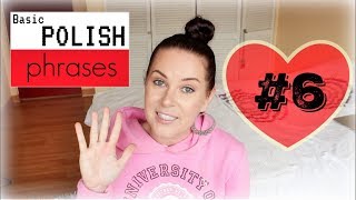 BASIC POLISH PHRASES 6  ItsEwelina [upl. by Harday21]