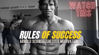 Arnold Schwarzeneggers Rules for Success [upl. by Ennoval]