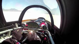 Speed Demon 426 mph Run  Cockpit View [upl. by Anahsirk]