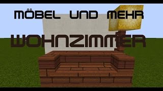 Minecraft quotMöbel und mehrquot  Wohnzimmer Einrichtung [upl. by Jeraldine]