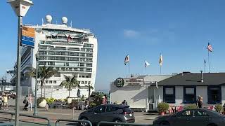 RUBY PRINCESS cruise ship from Muni trolly near Pier 27 Saturday 11092024 San Francisco CA [upl. by Towland34]