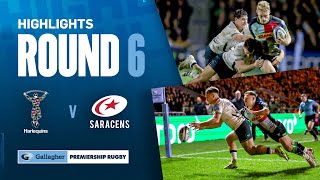 Harlequins v Saracens  HIGHLIGHTS  OneSided London Derby  Gallagher Premiership 202324 [upl. by Llirred]