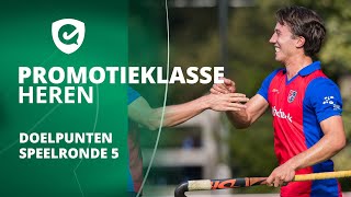 Promotieklasse Heren 💥  Doelpunten Speelronde 5 20232024 [upl. by Triny]