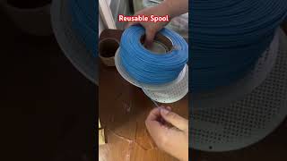 Bambu Lab Reusable Spool filament install bambulab 3dprinting 3dprinter [upl. by Kei274]