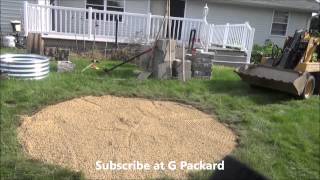 Installing a Brick Fire Pit  Part 1 [upl. by Ssilb]