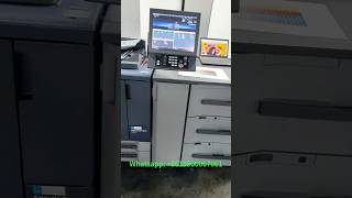 Refurbished Production Printer Konica Minolta Accurio Press C2070 Printing Test before Shipment [upl. by Kylah791]