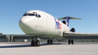 First look at starting the FSS Boeing 727F from cold and dark in Microsoft Flight Simulator [upl. by Ymaj]