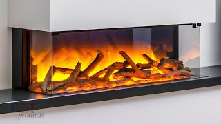 ClassicFlame 3D Infrared Quartz Electric Fireplace Insert review Unboxing and first impressions [upl. by Oelak171]