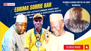 Operation UDP Laffahs Ebrima Sorry Bah addresses upset NPP fans amp executives 4days before launch [upl. by Akemrej634]