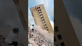 Excavator building demolition process  Unique tools to boost efficiency and streamline work [upl. by Ire]