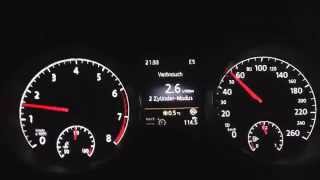 Golf 7 14 TSI 150PS ACT  ZweizylinderModus  Freilauf Funktion HD [upl. by Alphonsine]