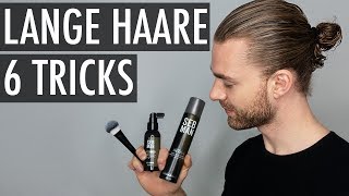 LANGE HAARE STYLEN ● 6 TRICKS für lange HAARE  DANIEL KORTE [upl. by Ahsap]