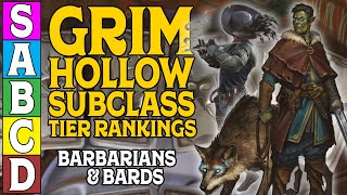 Grim Hollow Subclass Tier Ranking Part 1 [upl. by Eidderf856]