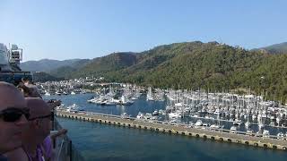 Mein Schiff 5 Aug 21 2024  farewell to Marmaris Turkey [upl. by Anerok]