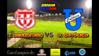 🛑 EN VIVO  PARTIDO TÉCUNIVERSITARIO VS UCATÓLICA  FASE 1  COPA SUDAMERICANA  Formato AUDIO [upl. by Ahsatin]