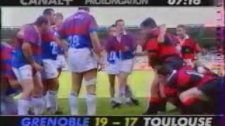 FCG  STADE TOULOUSAIN 14 DE FINALE 1993 PROLONGATIONS RUGBY 33 [upl. by Reema]