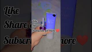 The Derma Co Salicylic Acid Face wash amp Serum for active acne shorts dermaco youtubeshorts [upl. by Naimerej]