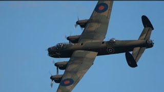 🇬🇧BBMF Lancaster Bomber RAF Waddington 031024 [upl. by Breeze]