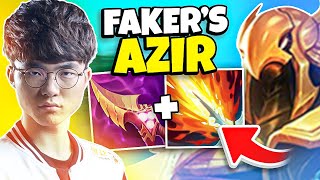 Rank 1 Azir Spectates Fakers Azir in Season 14 [upl. by Akcir]